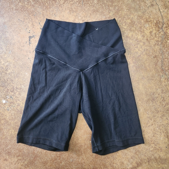 aerie Pants - aerie Black High-Waist Athletic Bike Shorts